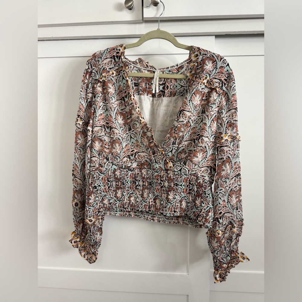 Anthropologie cropped top.